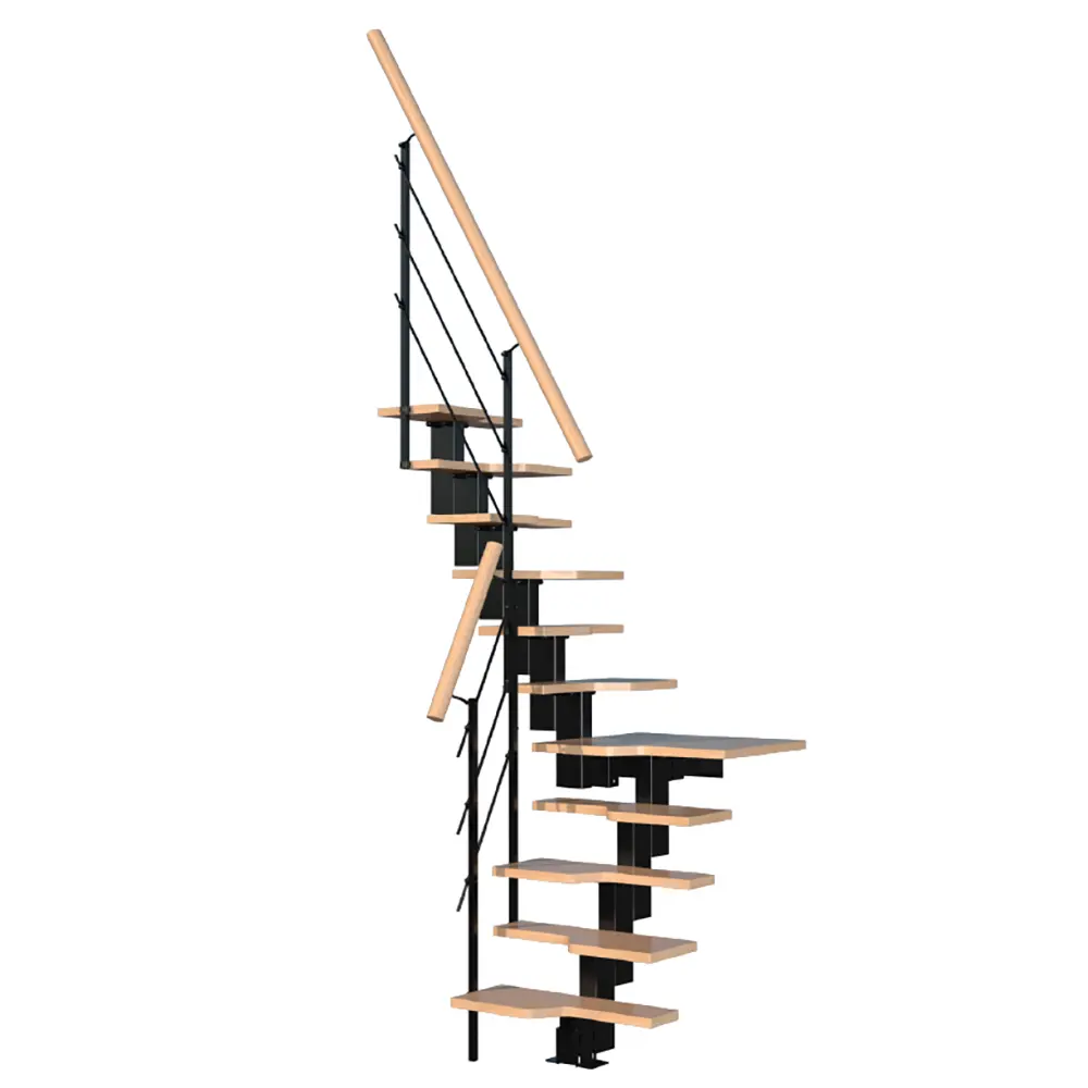 Detaliu scara Quadro cu palier de intoarcere la 90 grade - SCALUX